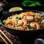 Shrimp Fried Rice Recipe – The 1 Best Guide to a Flavorful Meal You’ll Crave 6 karimizm A close up top down view of a beautifully plated shr b39bc238 4507 4e48 9784 f1ec98f2c6d7 0