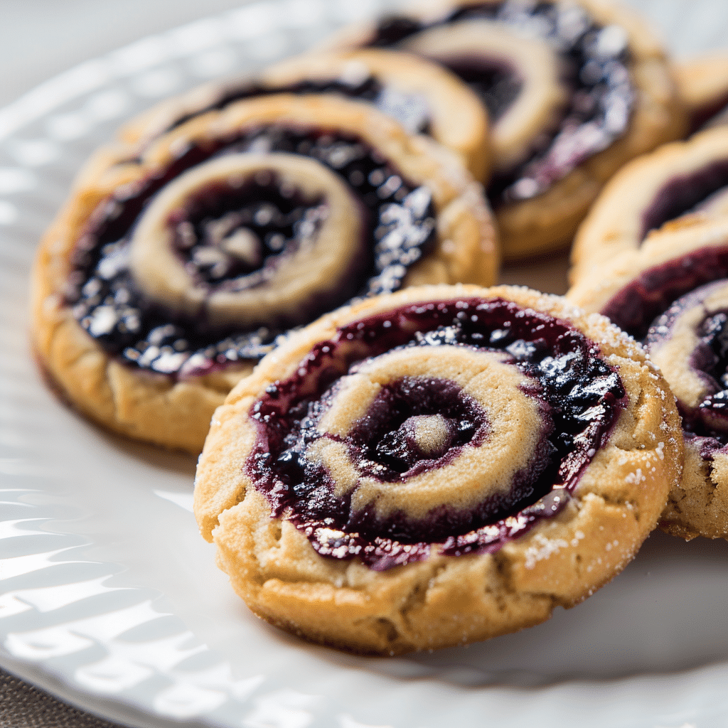 Blueberry Cheesecake Swirl Cookies – Buttery Sugary Homemade Treat