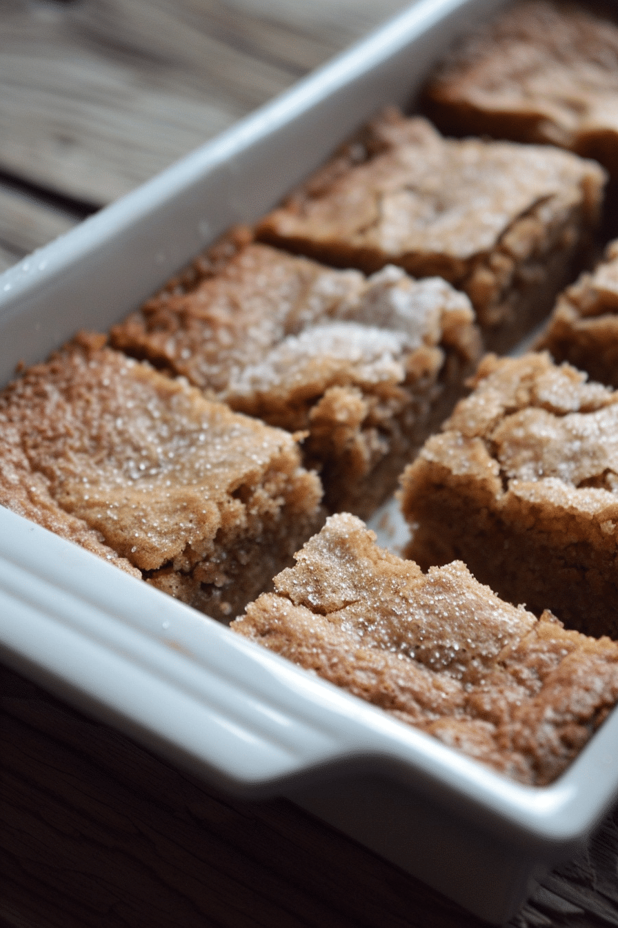 Cinnamon Sugar Blondies – Soft Chewy and Easy 9x13 Dessert Bars