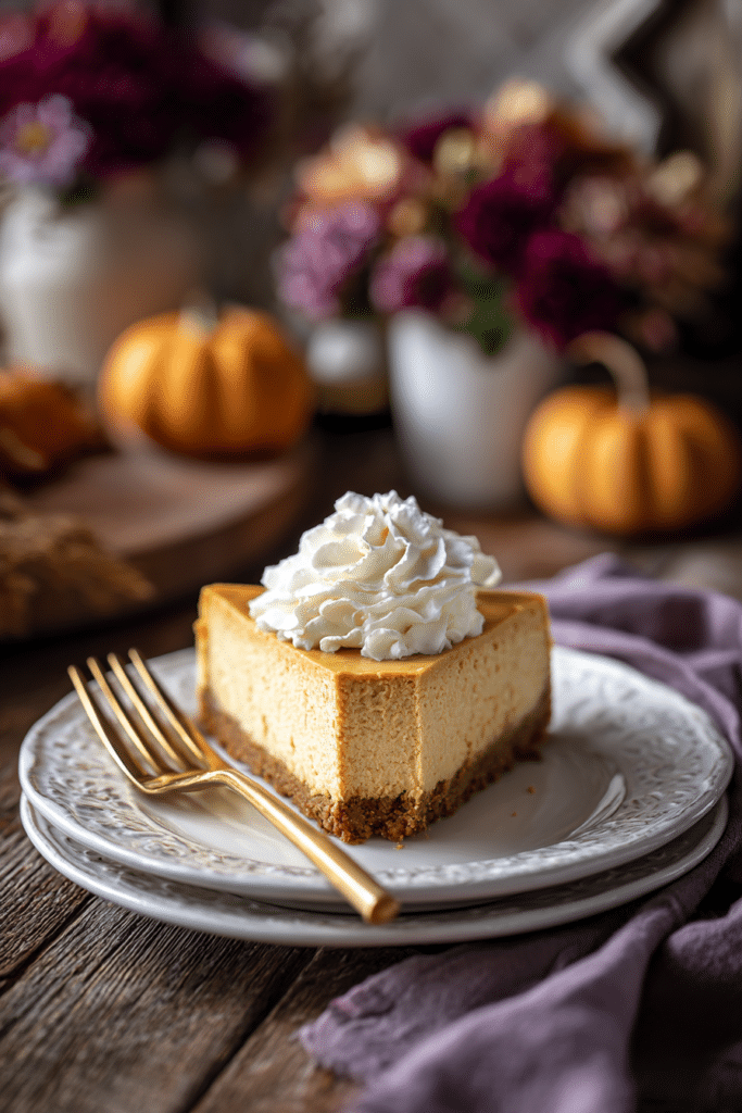 Classic Pumpkin Cheesecake Recipe with Graham Cracker Crust