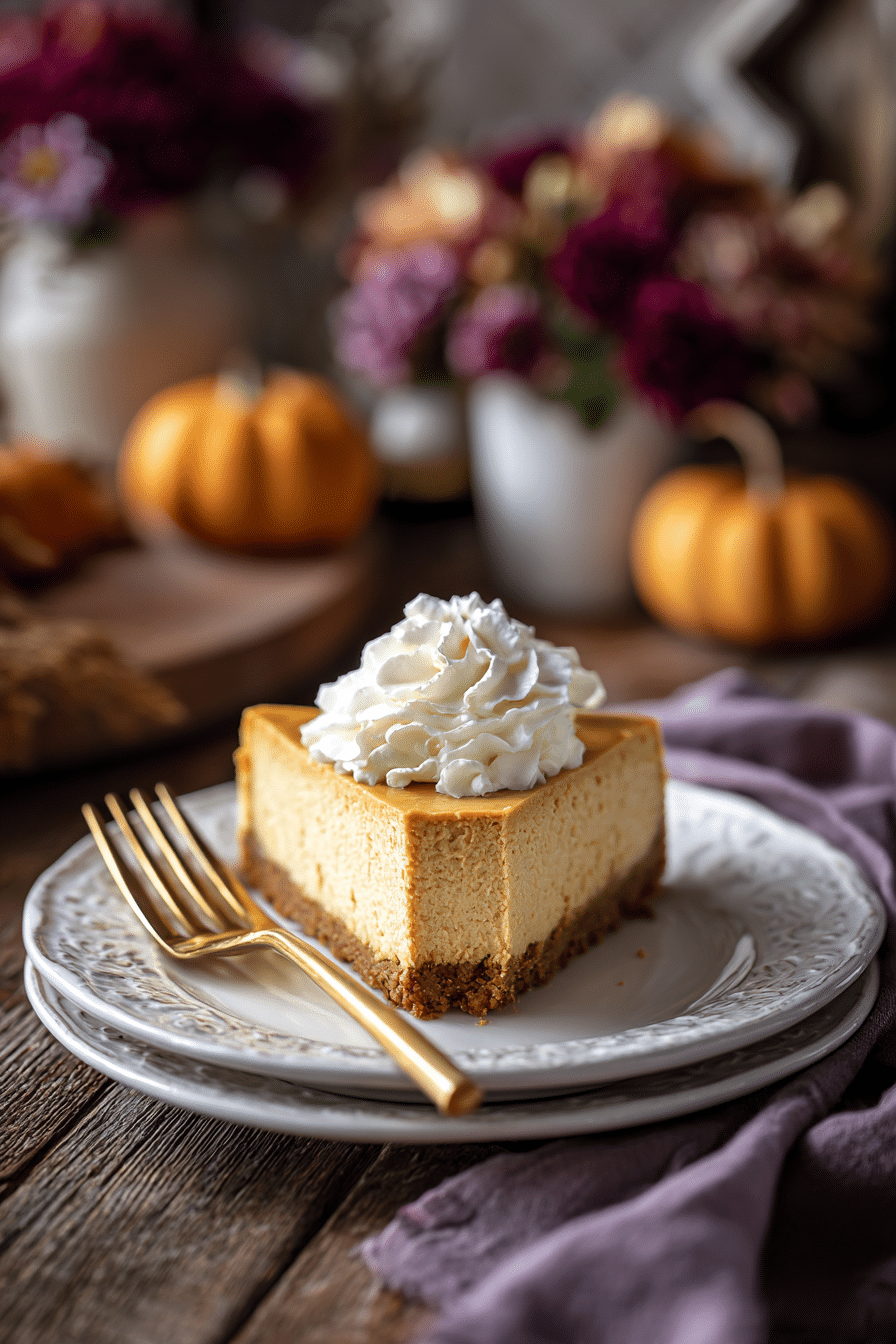 Classic Pumpkin Cheesecake Recipe with Graham Cracker Crust