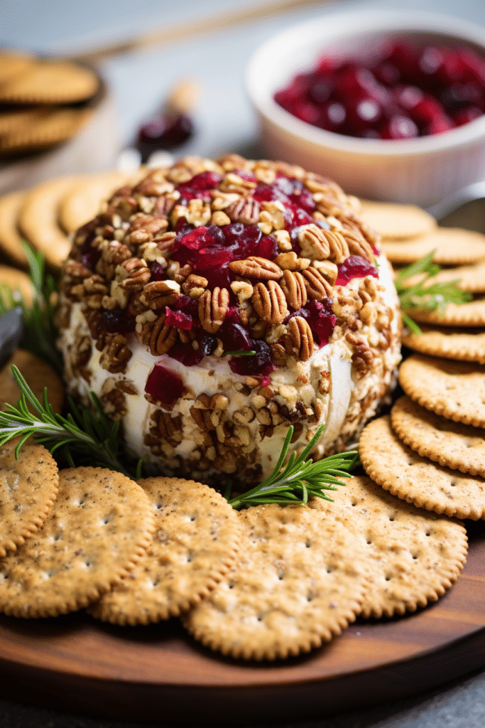 Cranberry Pecan Goat Cheese Ball – Easy Holiday Appetizer Idea