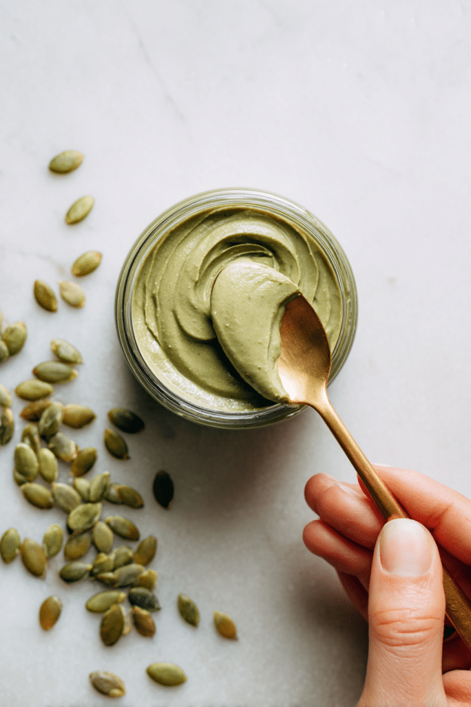 Creamy Pumpkin Seed Butter – Homemade Spread with Smooth Swirl Texture
