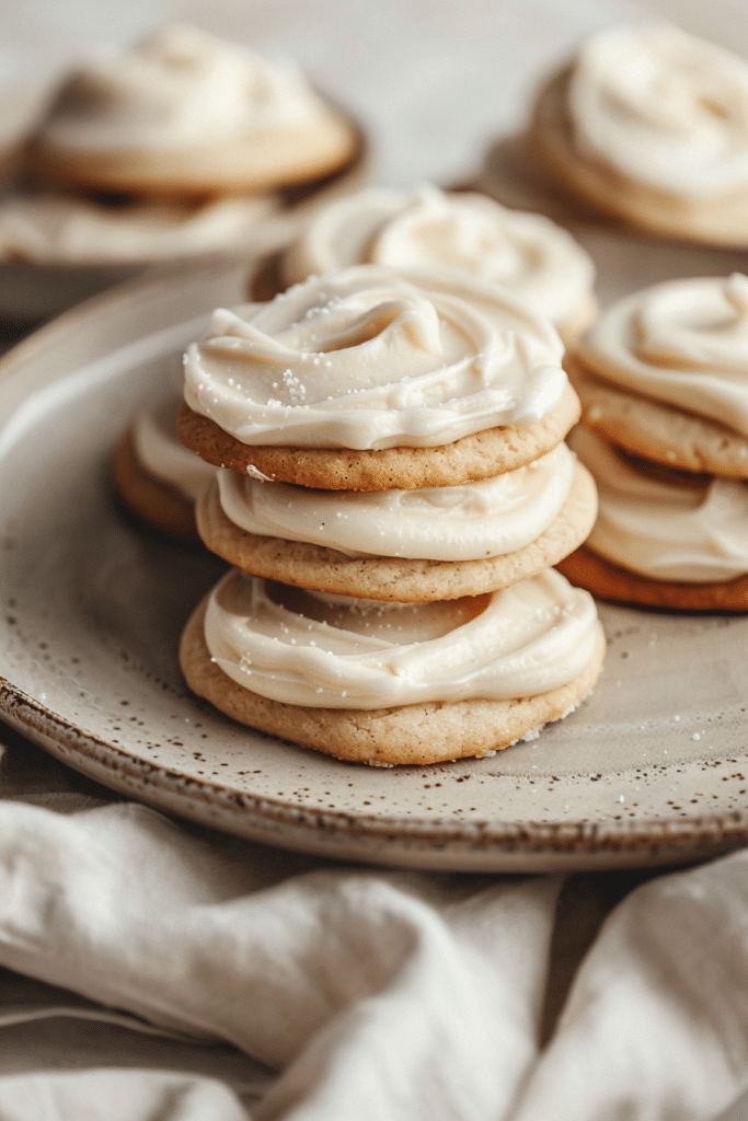 Frosted Apple Butter Sugar Cookies – Soft, Spiced, and Cozy 6 Easy Frosted Apple Butter Cookies with Cider Glaze
