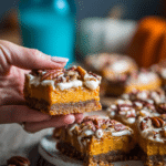 Pumpkin Bars (Easy & Moist Fall Dessert Recipe) 5 Easy Homemade Pumpkin Bars with Crunchy Pecans