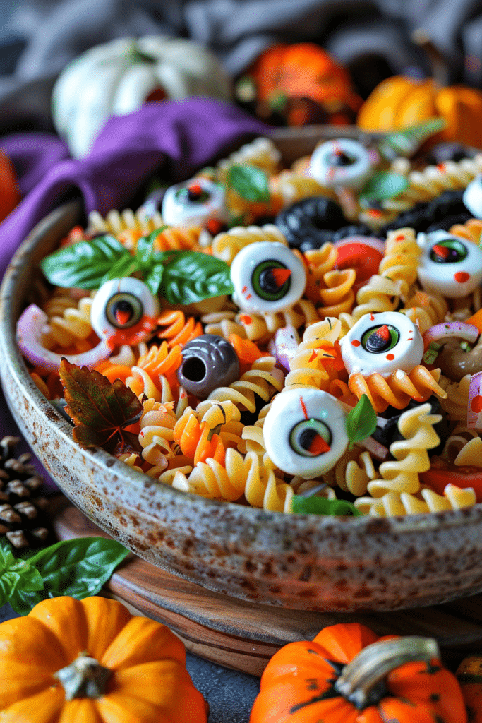 Spooky Spaghetti & Cheesy Monster Meatballs – A Fun Halloween Dinner Idea for Kids and Parties 6 Halloween Eyeball Pasta Spectacle – Viral Party Recipe