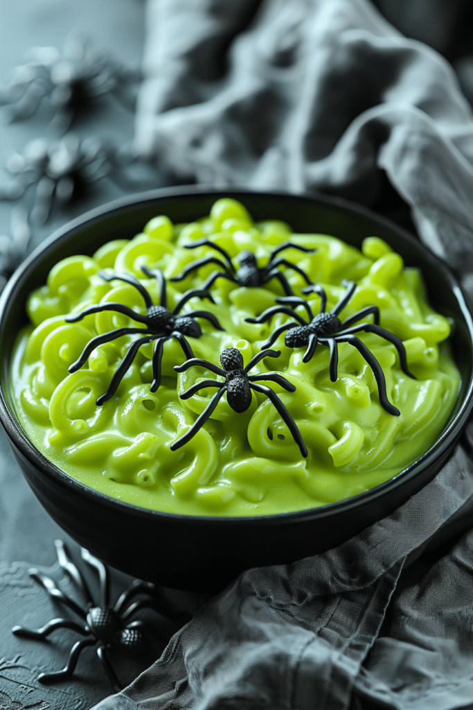 Halloween Green Mac and Cheese Skillet – Festive Fun Dinner Idea