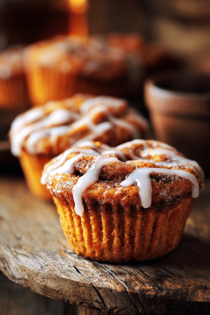 Mini Pumpkin Bread with Cinnamon Swirl – Cozy & Easy Fall Recipe 6 Mini Pumpkin Bread with Cinnamon Sugar Swirl and Vanilla Glaze