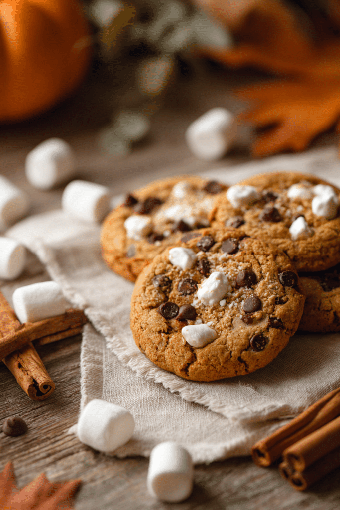 Pumpkin Smores Cookies – Soft Chewy Loaded with Fall Flavor
