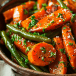 Honey Glazed Carrots and Green Beans Stunning Holiday Side Dish 3