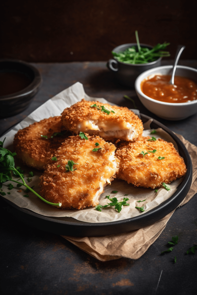 Air Fryer Parmesan Crusted Chicken 2