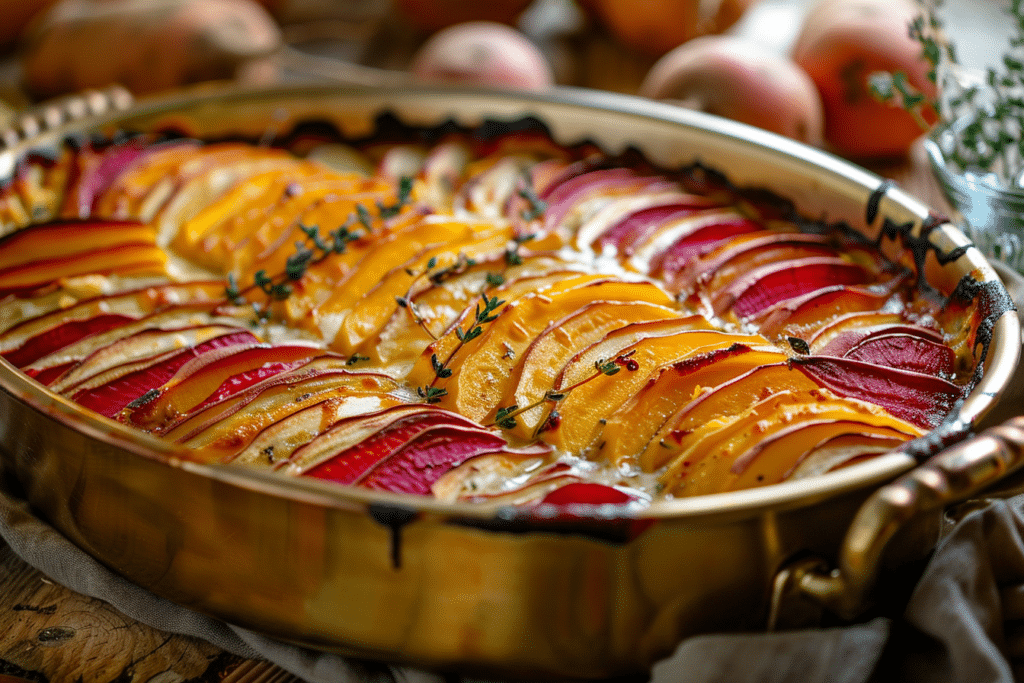 Cheesy Root Vegetable Gratin 2