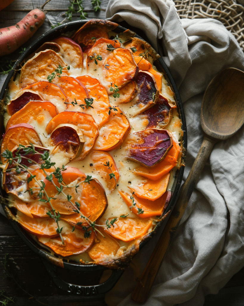 Cheesy Root Vegetable Gratin 3