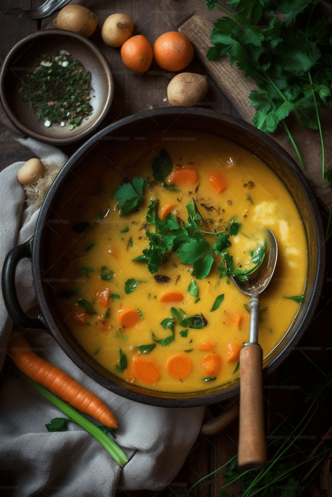 Vegan Carrot Potato Soup 1