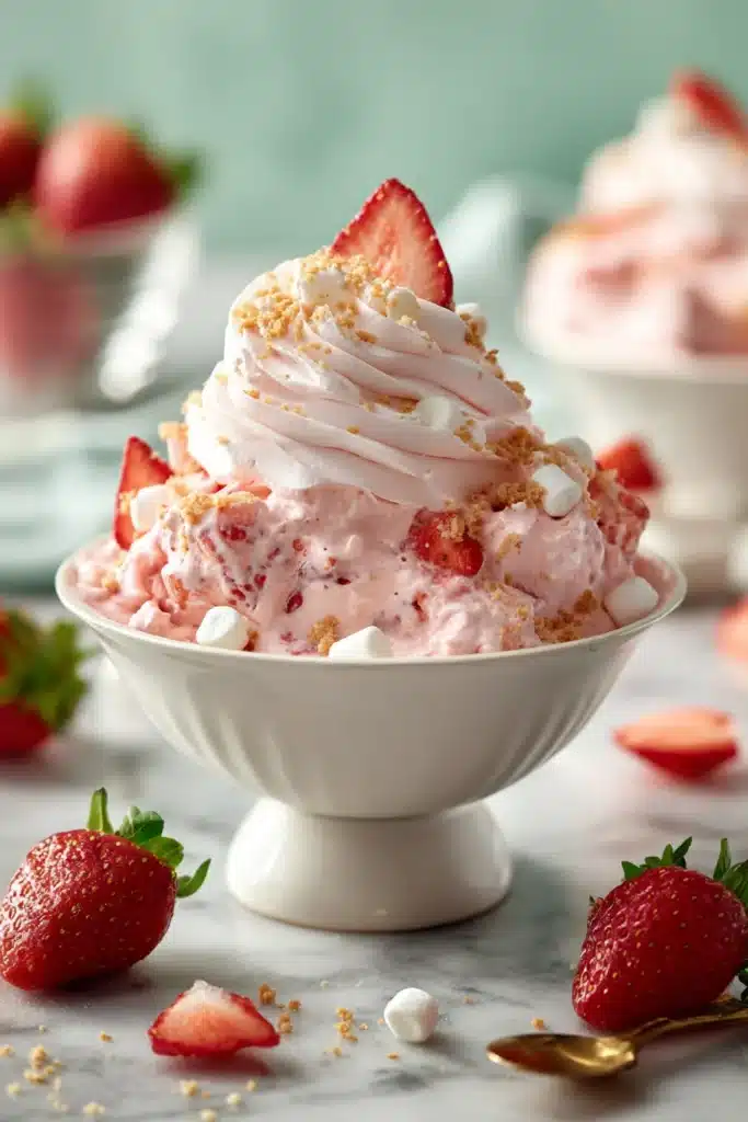 Easy Strawberry Fluff